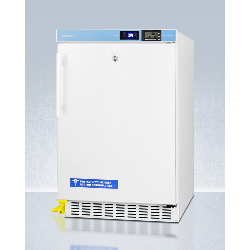 Summit Appliance Accucold ACR45LSTO White Finish Built-In Pharmacy All-Refrigerator