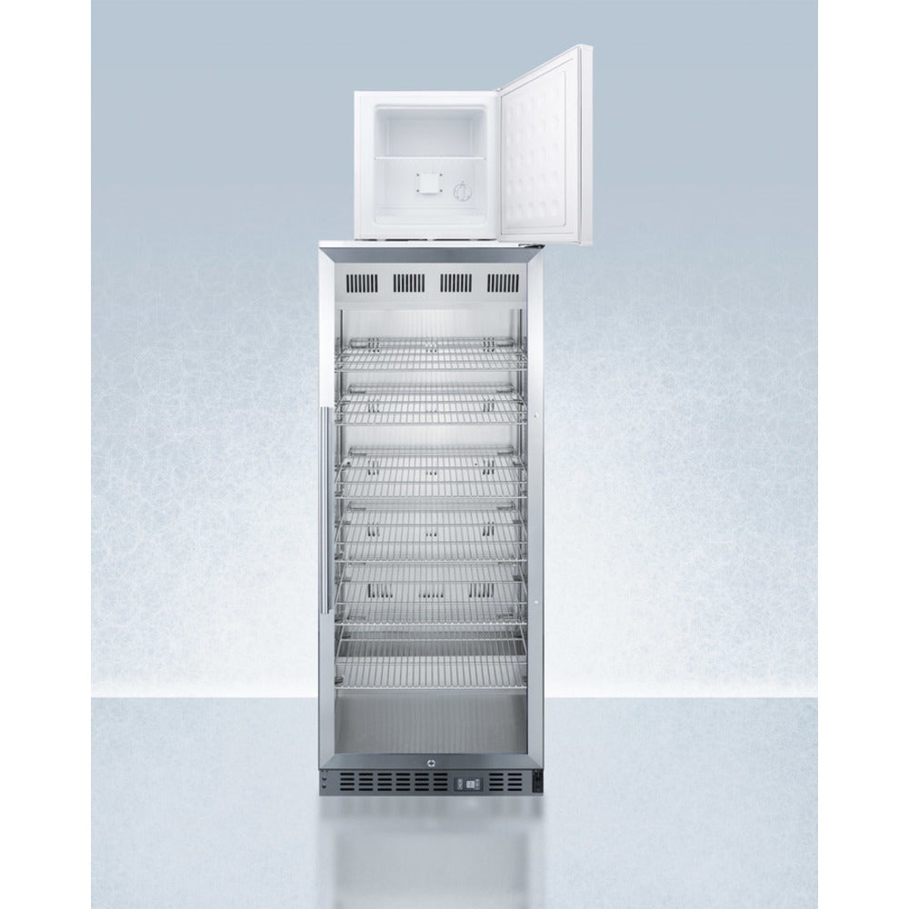 Summit Appliance Accucold StackPro 24" All-Refrigerator/All-Freezer Combination