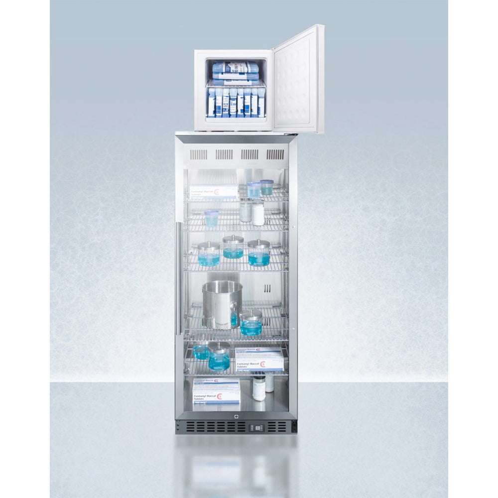 Summit Appliance Accucold StackPro 24" All-Refrigerator/All-Freezer Combination