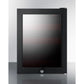 Summit Appliance BeautiFridge Tinted Cosmetics Cooler with Glossy Ruby Shelves Finish