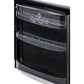Summit Appliance CT66 Series 24" Stainless Steel/Black Finish Refrigerator-Freezer - ADA Compliant