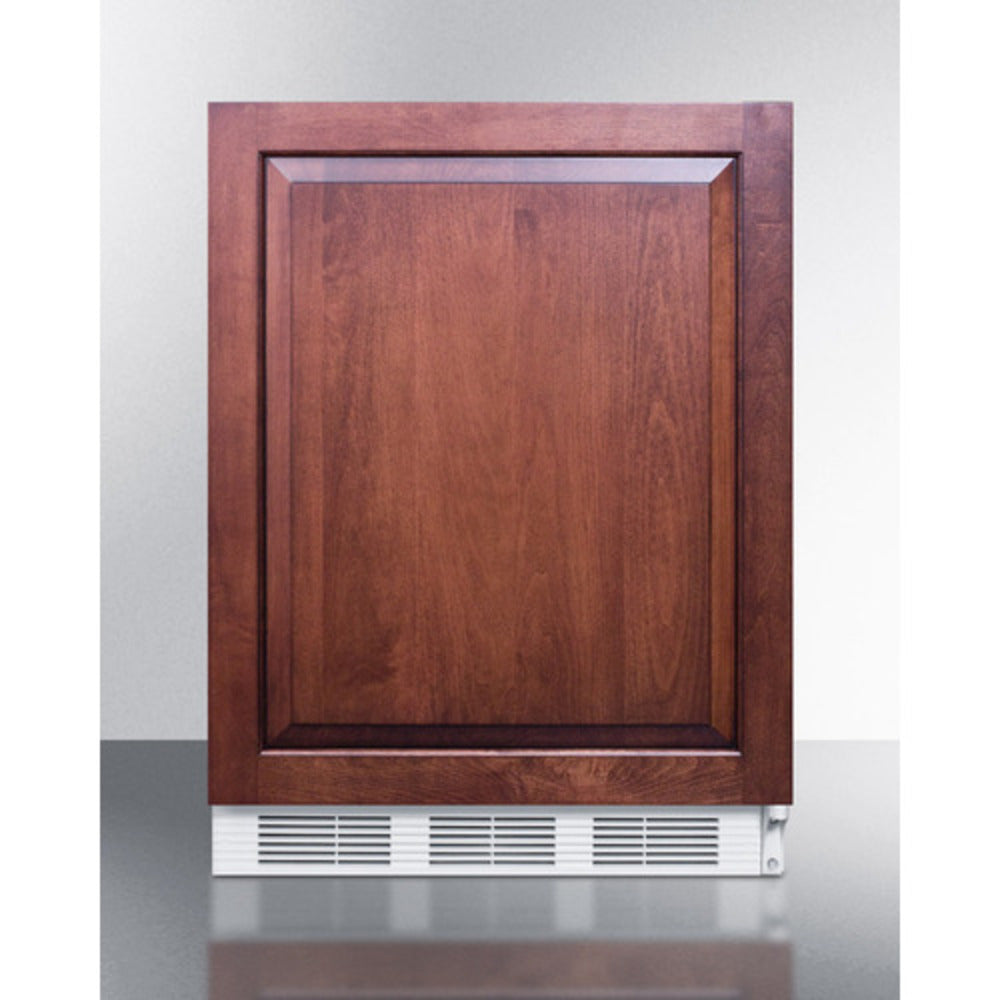 Summit Appliance CT661 Series 24" Panel-Ready/White Finish Built-In Refrigerator-Freezer