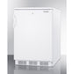 Summit Appliance FF6 Series 24" White Finish All-Refrigerator - NSF-7 Commercial Standards