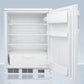 Summit Appliance FF6 Series 24" White Finish All-Refrigerator with Digital Temp Display - NSF-7 Standards