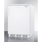 Summit Appliance FF6 Series 24" White Finish All-Refrigerator
