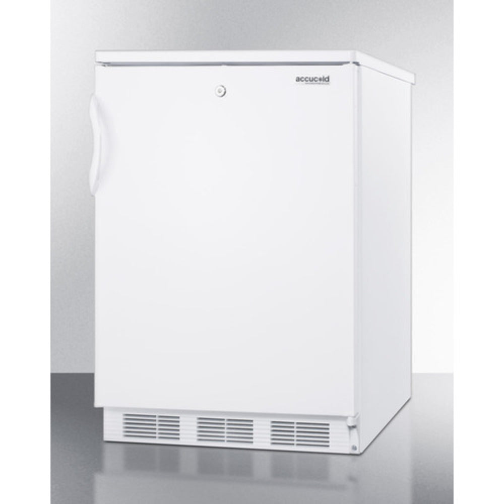Summit Appliance FF6 Series 24" White Finish All-Refrigerator
