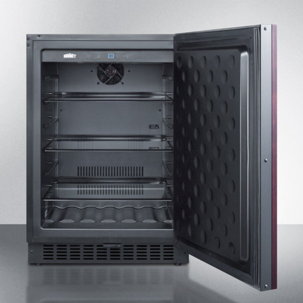Summit Appliance FF64B Series 24" Panel-Ready/Black Finish Built-In All-Refrigerator