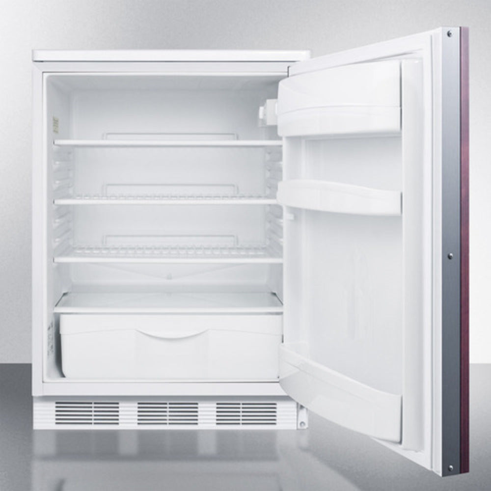 Summit Appliance FF6BI7 Series 24" Panel-Ready/White Finish Built-In All-Refrigerator - NSF-7 Commercial Standards