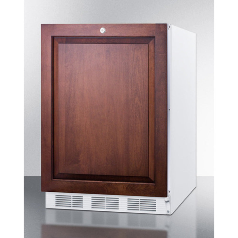 Summit Appliance FF6BI7 Series 24" Panel-Ready/White Finish Built-In All-Refrigerator - NSF-7 and ADA Compliant
