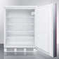 Summit Appliance FF7BI Series 24" Panel-Ready/White Finish Built-In All-Refrigerator