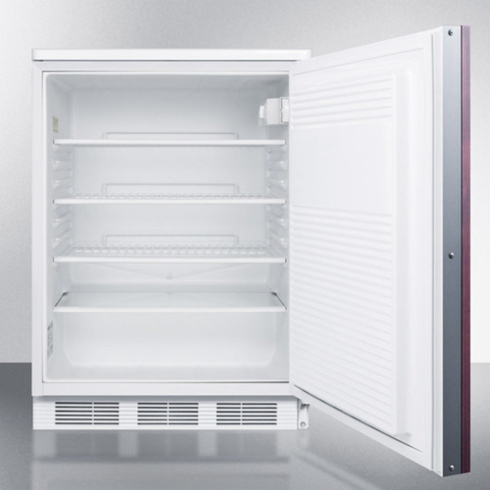 Summit Appliance FF7BI Series 24" Panel-Ready/White Finish Built-In All-Refrigerator