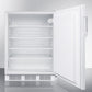 Summit Appliance FF7BI Series 24" White Finish Built-In All-Refrigerator - ADA Compliant