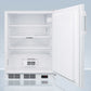 Summit Appliance FF7/PRO Series 24" White Finish All-Refrigerator - ADA Compliant