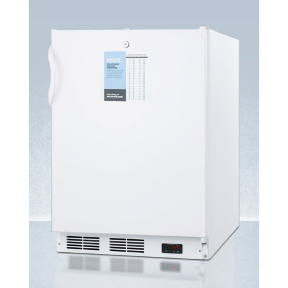 Summit Appliance FF7/PRO Series 24" White Finish All-Refrigerator - ADA Compliant
