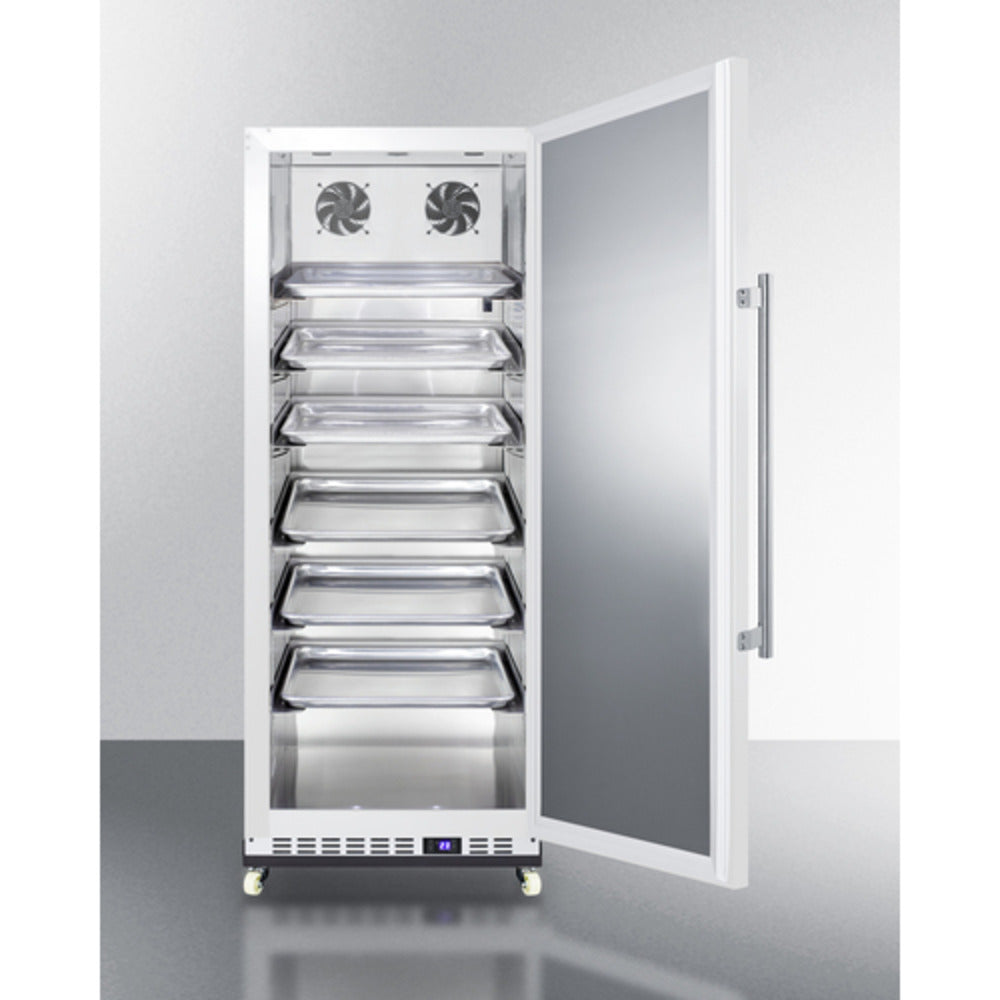 Summit Appliance FFAR12 Series 24" 10 cu.ft. White Finish Mini Reach-In All-Refrigerator with Dolly