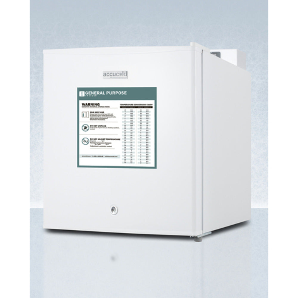Summit Appliance FS24L Series 1 cu.ft. White Finish General Purpose Compact Healthcare Freezer