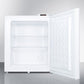 Summit Appliance FS30L/VAC Series 2 cu.ft. White Finish Compact All-Freezer with NIST Calibrated Temp Display
