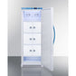 Summit Appliance MOMCUBE 12 cu.ft. White Finish Breast Milk Refrigerator with Lockers