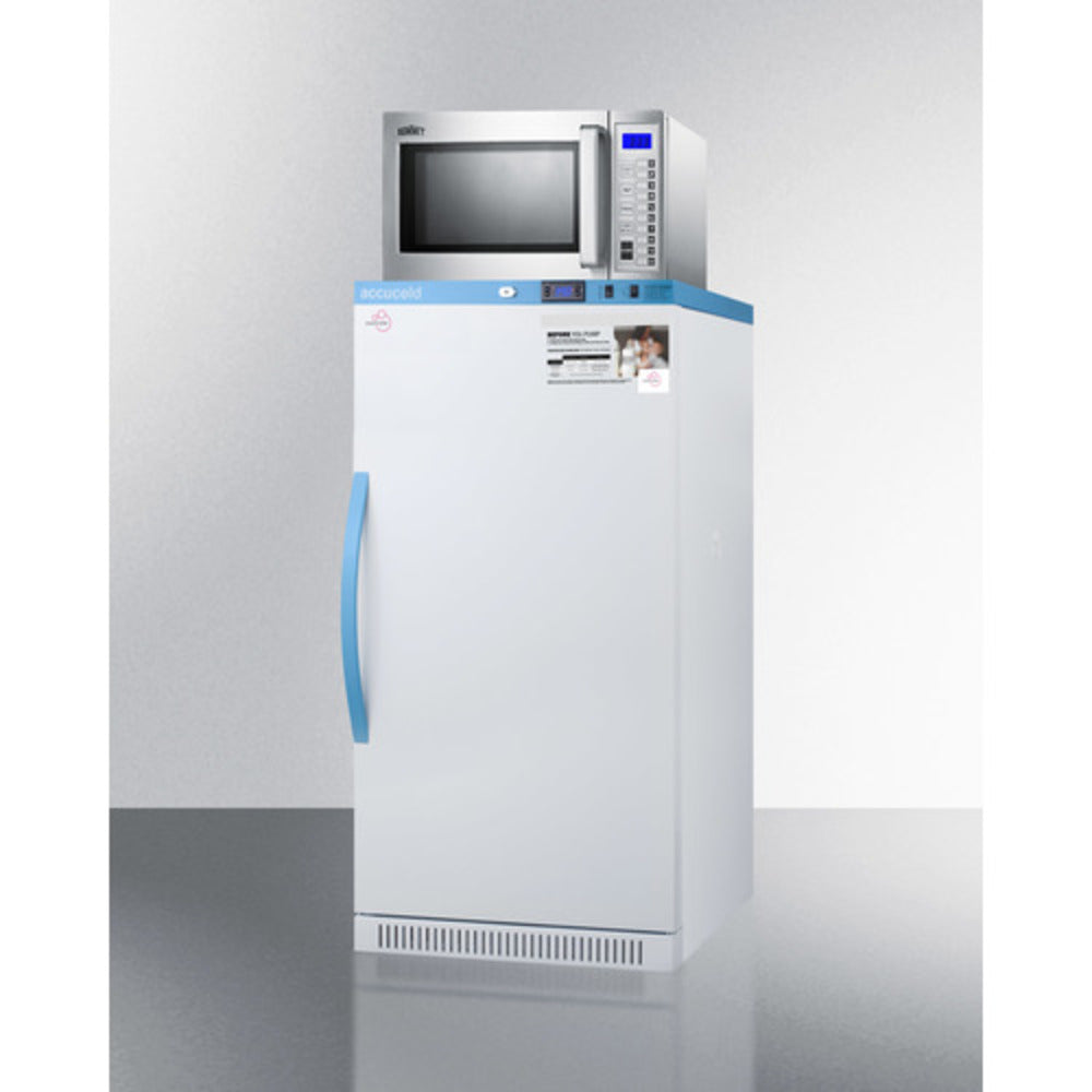 Summit Appliance MOMCUBE 8 cu.ft. White Finish Breast Milk Refrigerator and Microwave Combo