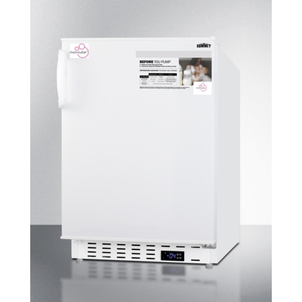 Summit Appliance MOMCUBE Series 20" White Finish Built-In All-Freezer