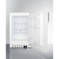 Summit Appliance MOMCUBE Series 20" White Finish Built-In All-Freezer