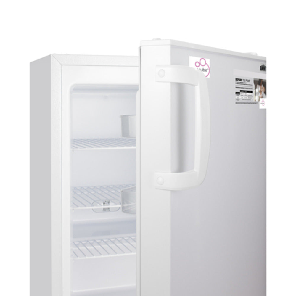 Summit Appliance MOMCUBE Series 20" White Finish Built-In All-Freezer