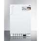 Summit Appliance MOMCUBE Series 20" White Finish Built-In All-Freezer