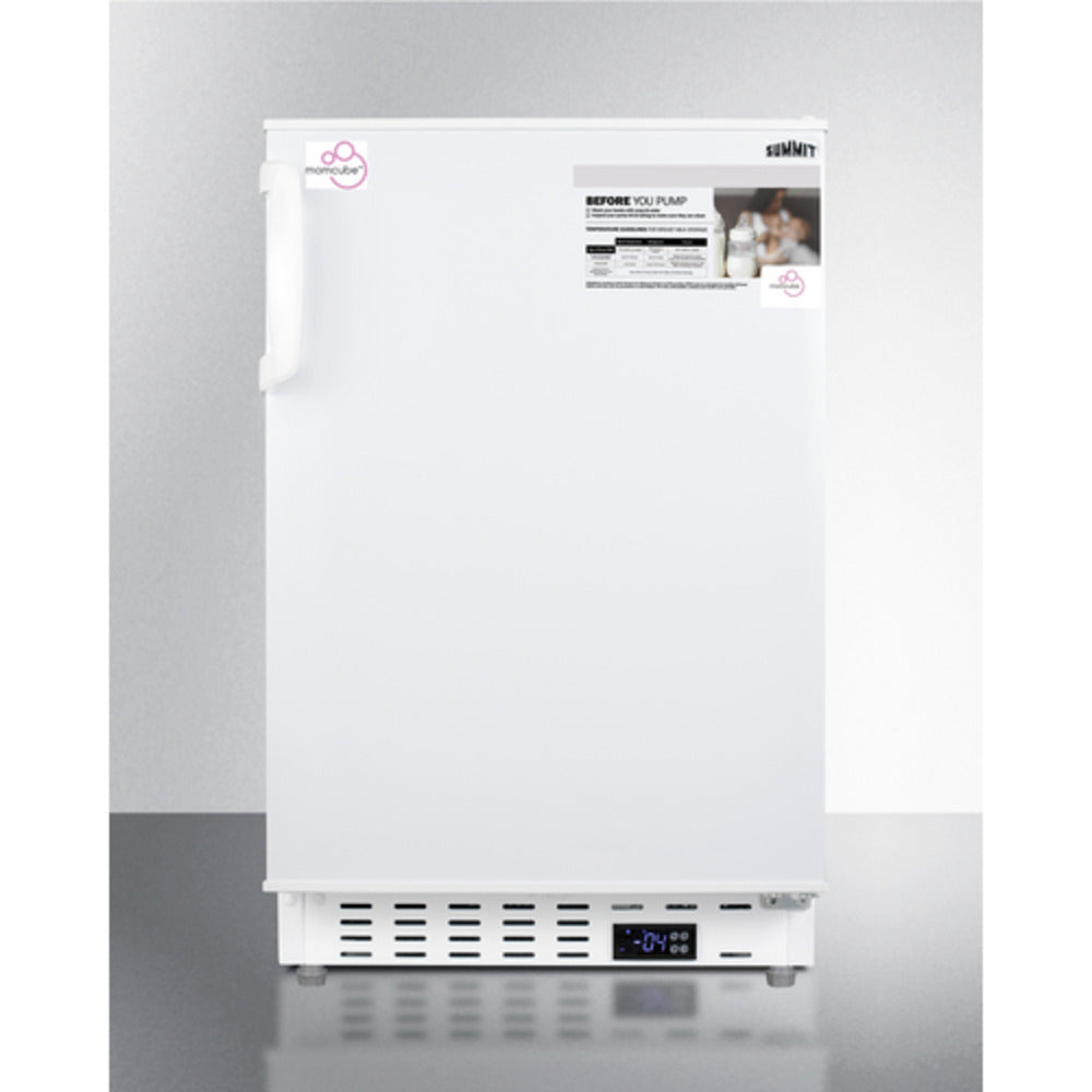 Summit Appliance MOMCUBE Series 20" White Finish Built-In All-Freezer