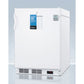 Summit Appliance PLUS2 Series 24" 3 cu.ft. White Finish Built-In All-Freezer with NIST Calibrated Temp Display - NSF-7 and ADA Compliant