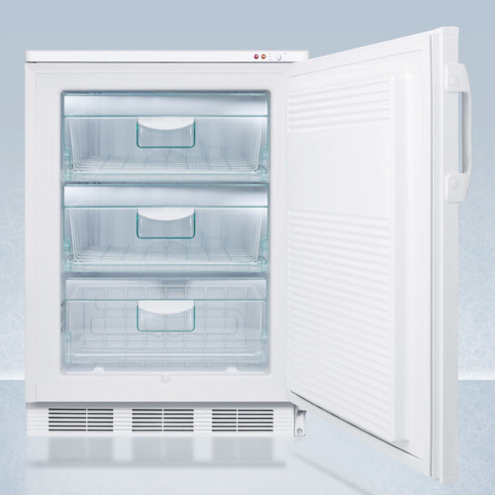 Summit Appliance PRO Series 24" 3 cu.ft. White Finish All-Freezer