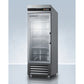 Summit Appliance Pharma-Lab Series 23 cu.ft. Stainless Steel Finish Upright Pharmacy Refrigerator with Left Hand Door Swing