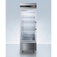 Summit Appliance Pharma-Lab Series 23 cu.ft. Stainless Steel Finish Upright Pharmacy Refrigerator with Left Hand Door Swing