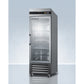Summit Appliance Pharma-Lab Series 23 cu.ft. Stainless Steel Finish Upright Pharmacy Refrigerator with Right Hand Door Swing