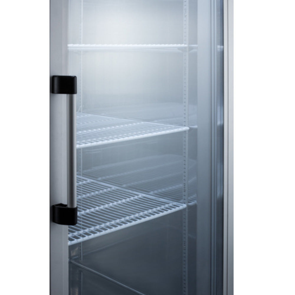 Summit Appliance Pharma-Lab Series 23 cu.ft. Stainless Steel Finish Upright Pharmacy Refrigerator with Right Hand Door Swing