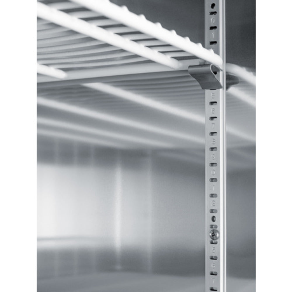 Summit Appliance Pharma-Lab Series 23 cu.ft. Stainless Steel Finish Upright Pharmacy Refrigerator with Right Hand Door Swing