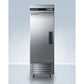 Summit Appliance Pharma-Lab Series 23 cu.ft. Stainless Steel Upright Pharmacy Refrigerator with Left Door Handle