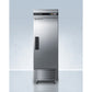 Summit Appliance Pharma-Lab Series 23 cu.ft. Stainless Steel Upright Pharmacy Refrigerator with Right Door Handle