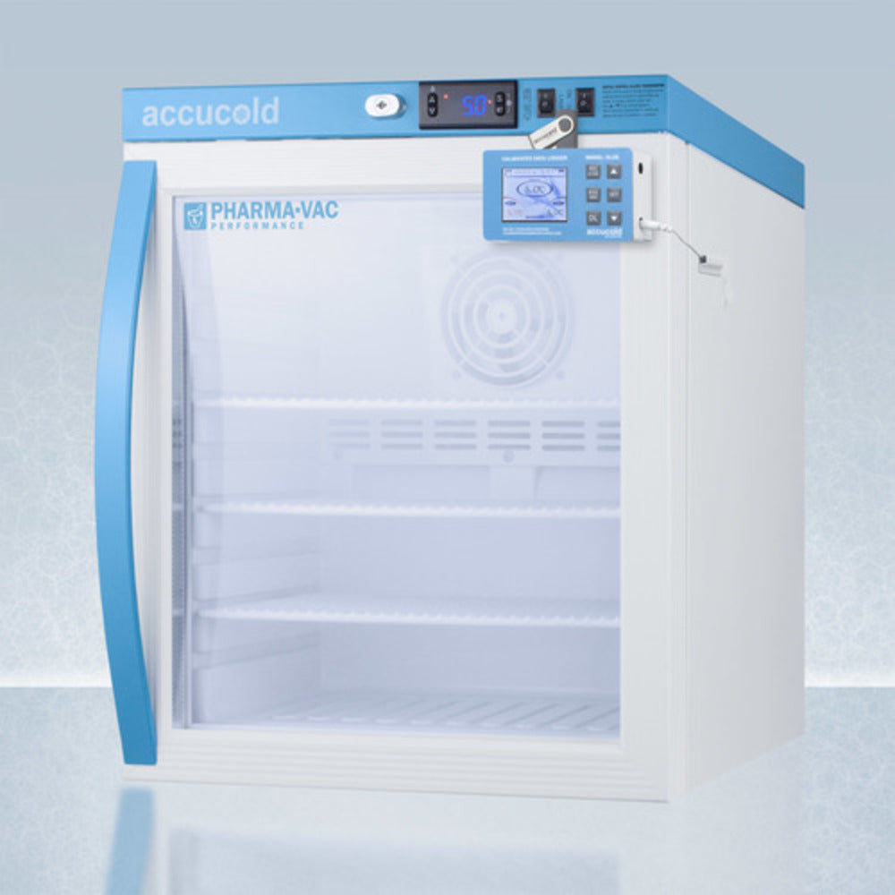 Summit Appliance Pharma-Vac Series 1 cu.ft. Compact Vaccine Refrigerator with Digital Data Logger