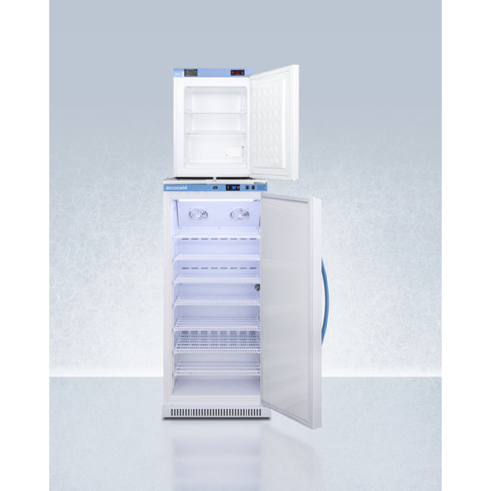 Summit Appliance Pharma-Vac Series 10 cu.ft. White Finish All-Refrigerator and All-Freezer Combo