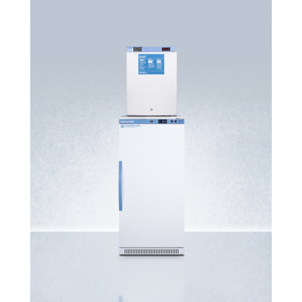 Summit Appliance Pharma-Vac Series 10 cu.ft. White Finish All-Refrigerator and All-Freezer Combo