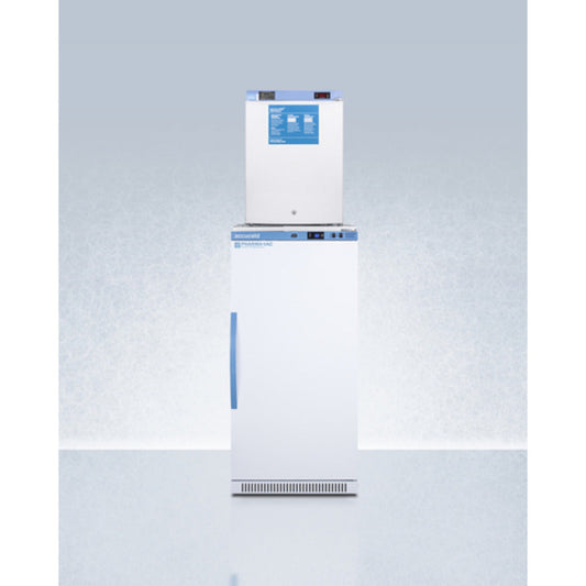 Summit Appliance Pharma-Vac Series 10 cu.ft. White Finish All-Refrigerator and All-Freezer Combo