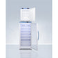 Summit Appliance Pharma-Vac Series 10 cu.ft. White Finish Glass Door All-Refrigerator and All-Freezer Combo
