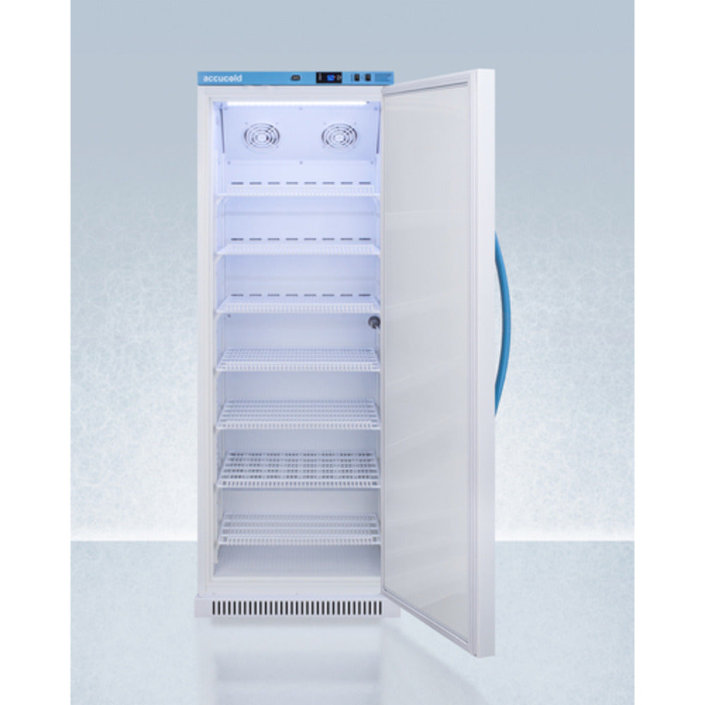 Summit Appliance Pharma-Vac Series 12 cu.ft. White Finish Upright Vaccine Refrigerator - NSF/ANSI 456