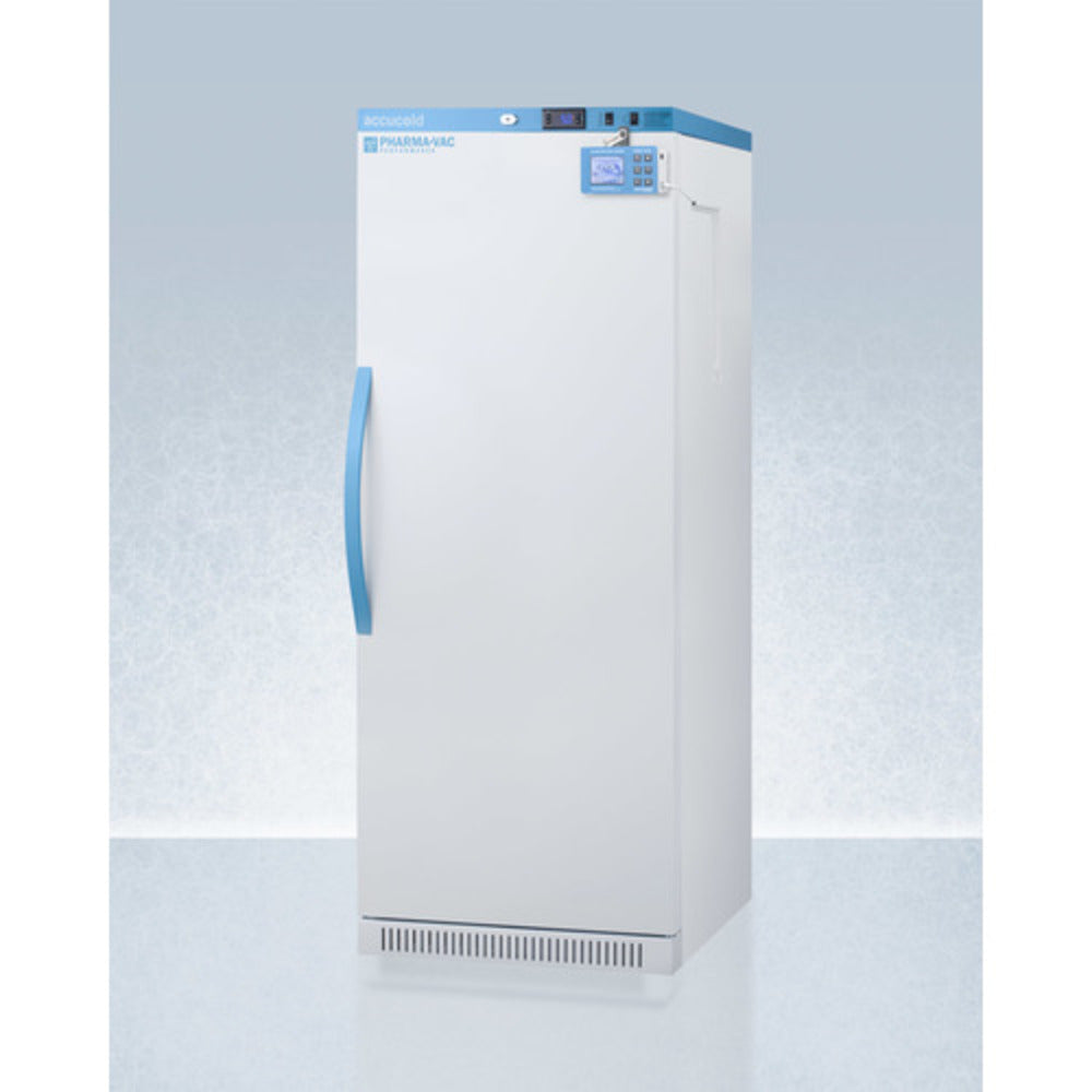 Summit Appliance Pharma-Vac Series 12 cu.ft. White Finish Upright Vaccine Refrigerator with Digital Data Logger