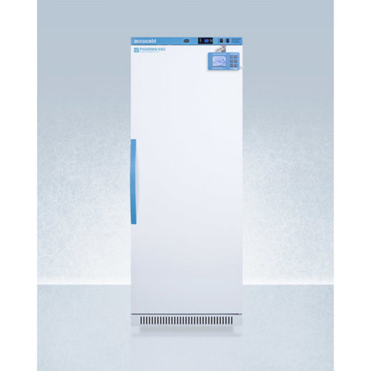 Summit Appliance Pharma-Vac Series 12 cu.ft. White Finish Upright Vaccine Refrigerator with Digital Data Logger