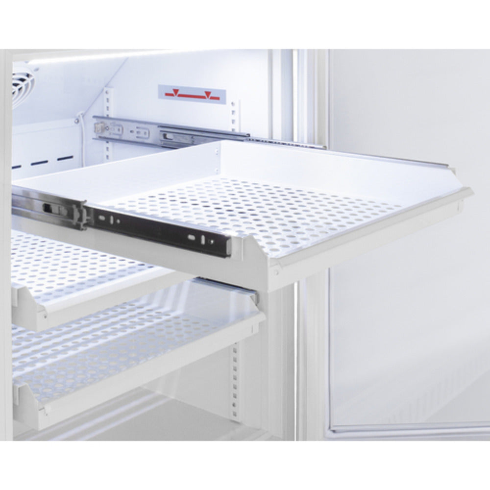 Summit Appliance Pharma-Vac Series 12 cu.ft. White Finish Upright Vaccine Refrigerator with Removable Drawers