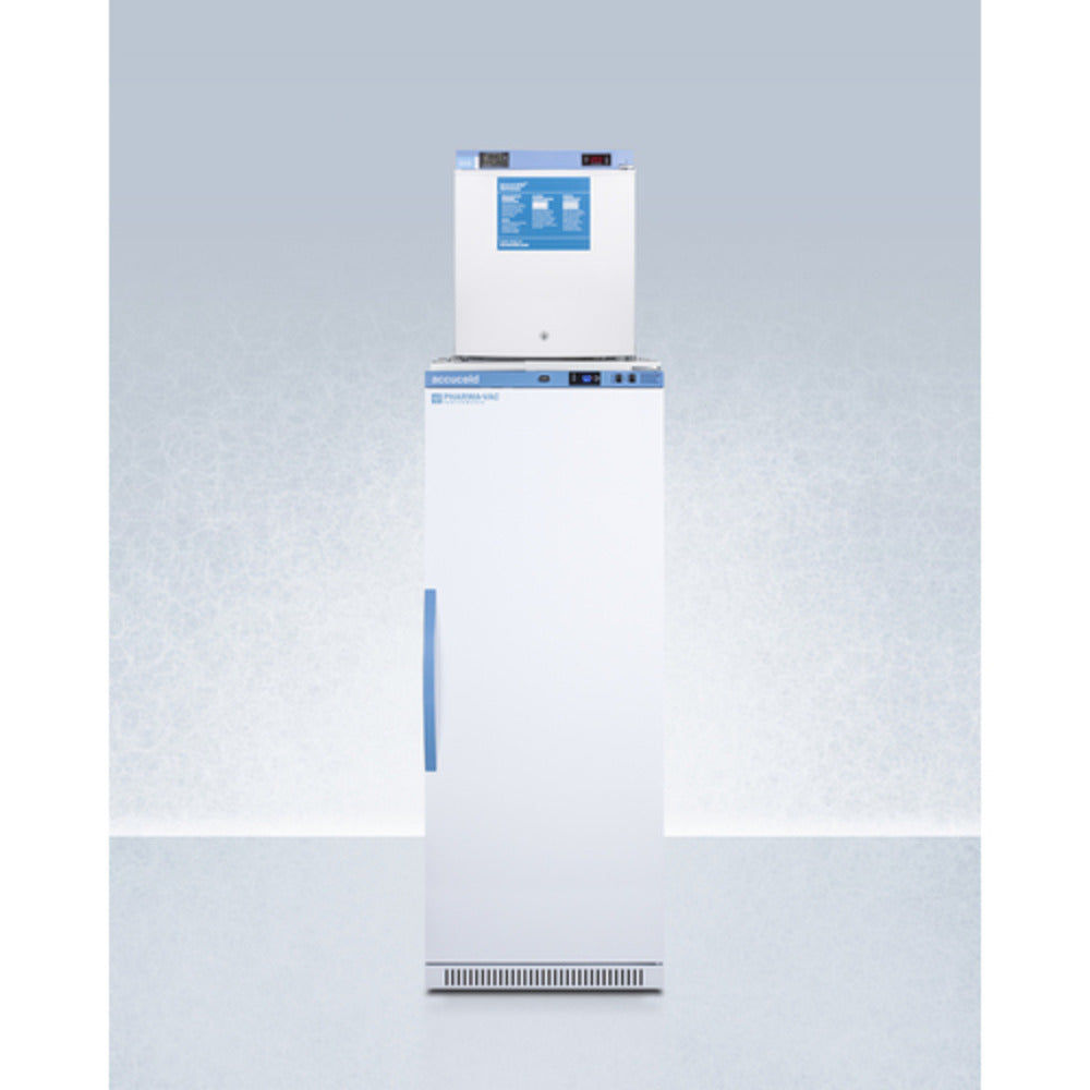 Summit Appliance Pharma-Vac Series 13 cu.ft. White Finish All-Refrigerator and All-Freezer Combo