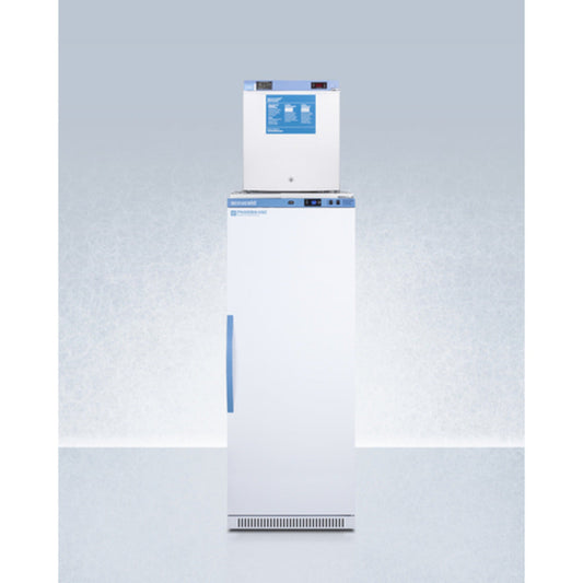 Summit Appliance Pharma-Vac Series 13 cu.ft. White Finish All-Refrigerator and All-Freezer Combo