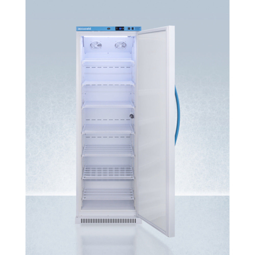 Summit Appliance Pharma-Vac Series 15 cu.ft White Finish Upright Vaccine Refrigerator - NSF/ANSI 456
