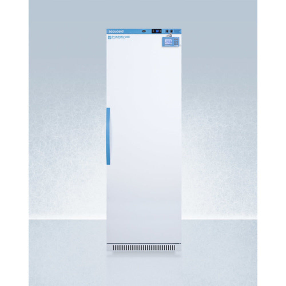 Summit Appliance Pharma-Vac Series 15 cu.ft White Finish Upright Vaccine Refrigerator with Digital Data Logger